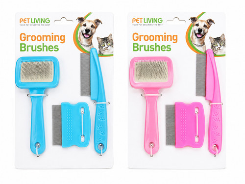 Pet grooming brush set - grooming, dog