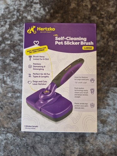 Hertzko slicker dog - slicker, brush