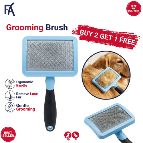 Dog cat grooming slicker - dog,