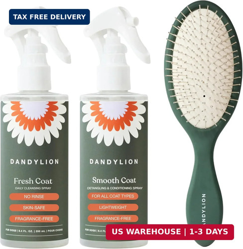 Dandylion coat care trio - dandylion,