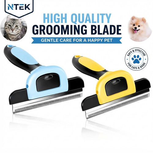 Pet grooming brush - pet,