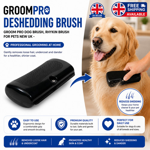 Groompro deshedding brush - groompro,