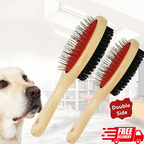 New pet grooming brush double - pet,