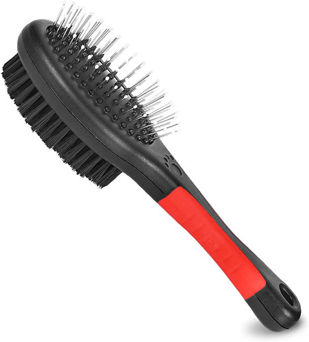 Dog brush for - grooming, sided