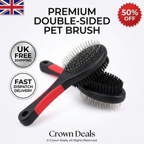 New pet grooming brush - new, double