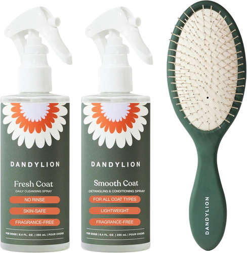 Dandylion coat care - dandylion, trio