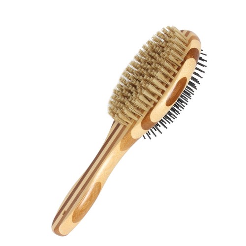 Double sided pin - &, bristle