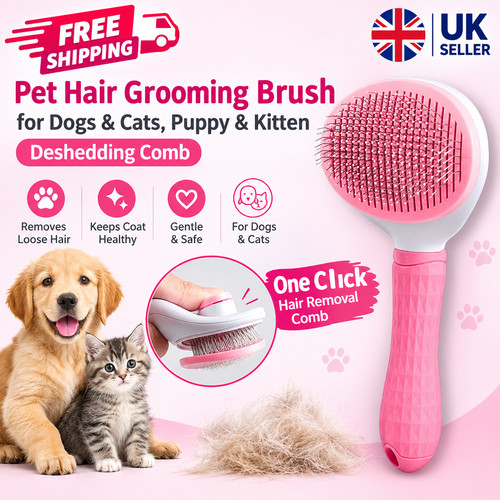 Pet hair grooming brush - grooming, for