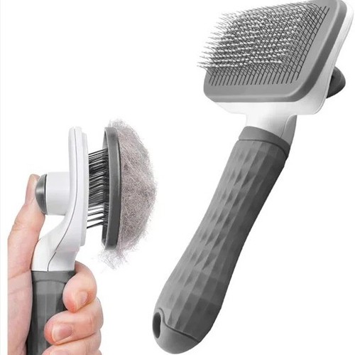 Self cleaning slicker - cleaning, brush