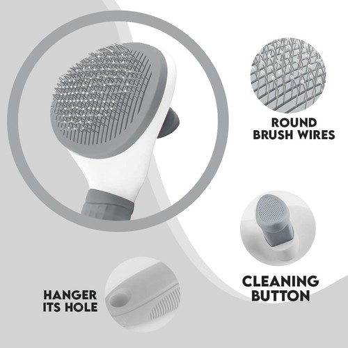 Pet grooming brush stainless - brush,